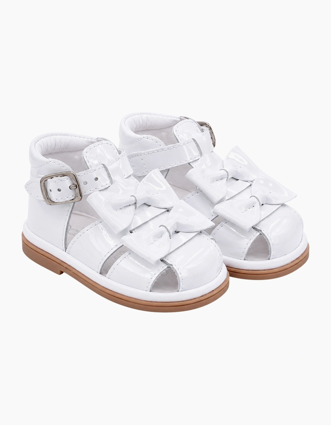 Dina White Patent Sandal, 4 of 3