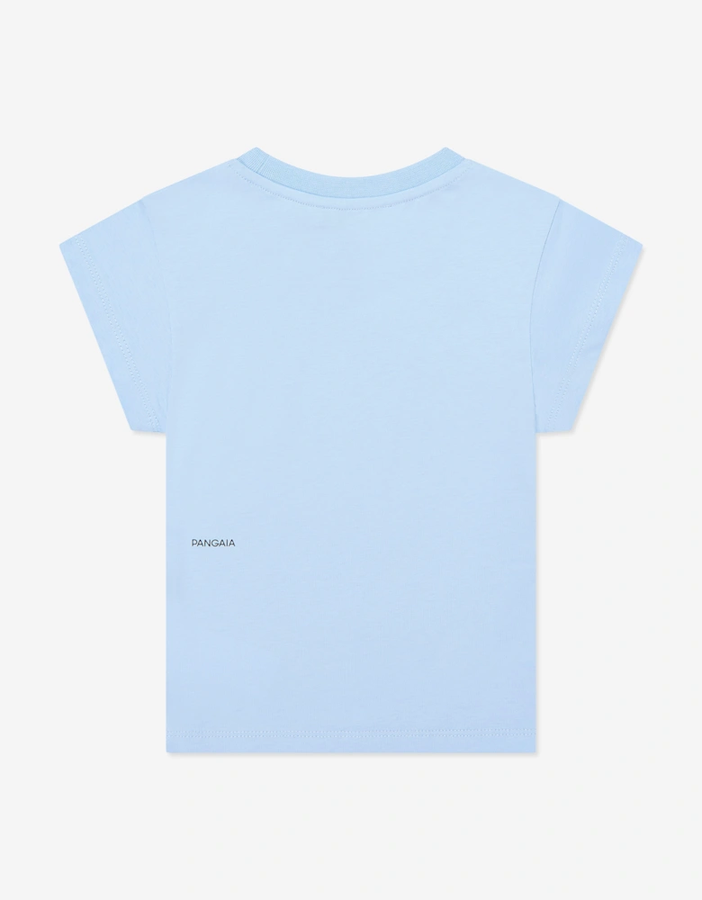 PANGAIA Kids 365 Midweight T-Shirt in Blue