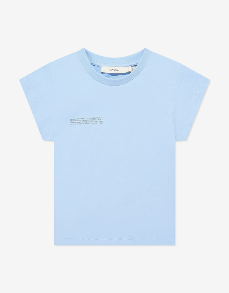 PANGAIA Kids 365 Midweight T-Shirt in Blue