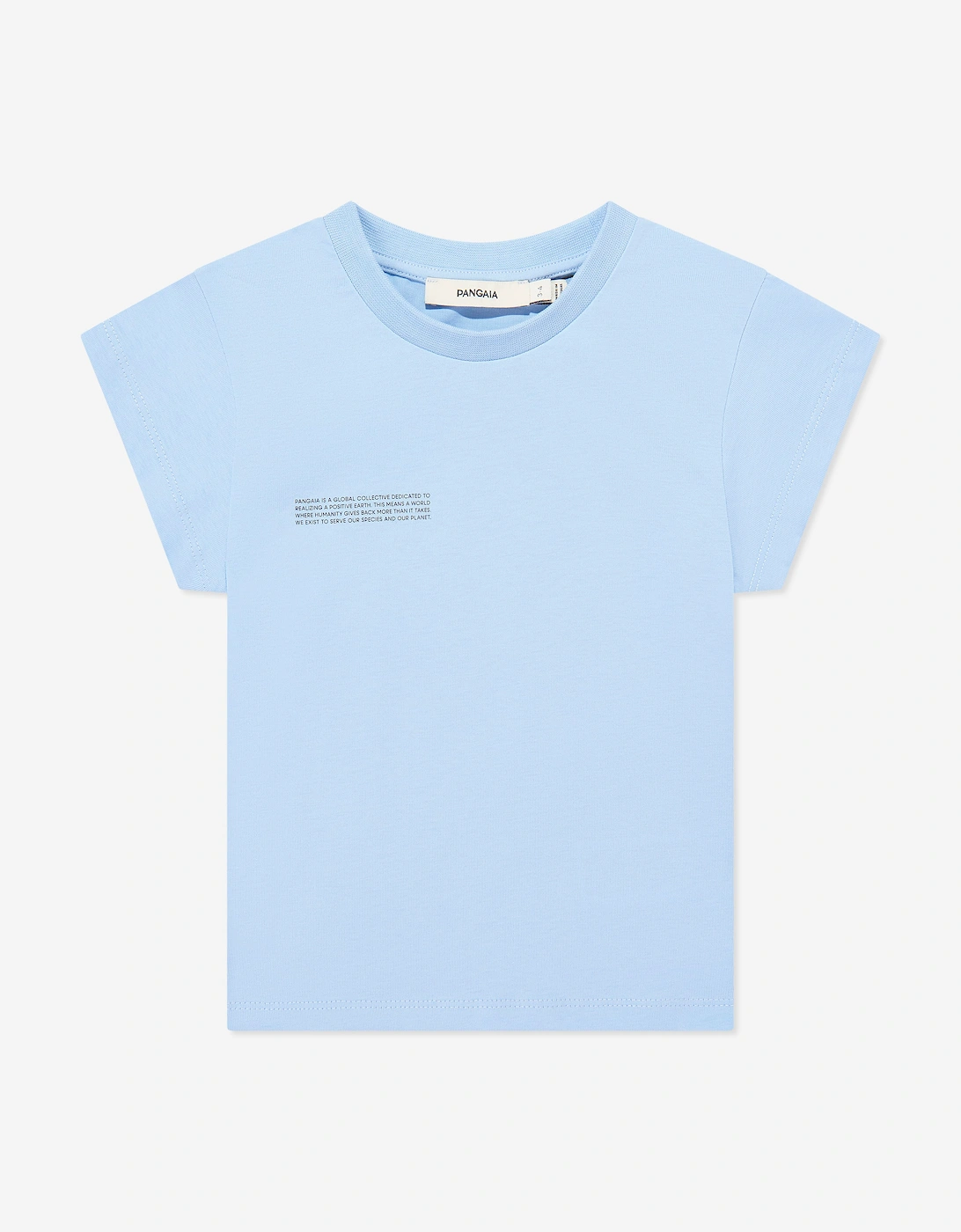 PANGAIA Kids 365 Midweight T-Shirt in Blue, 5 of 4