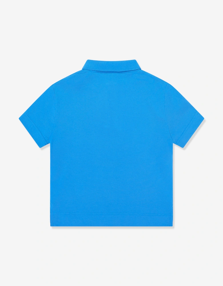 Burberry Boys Johane EKD Polo Shirt in Blue