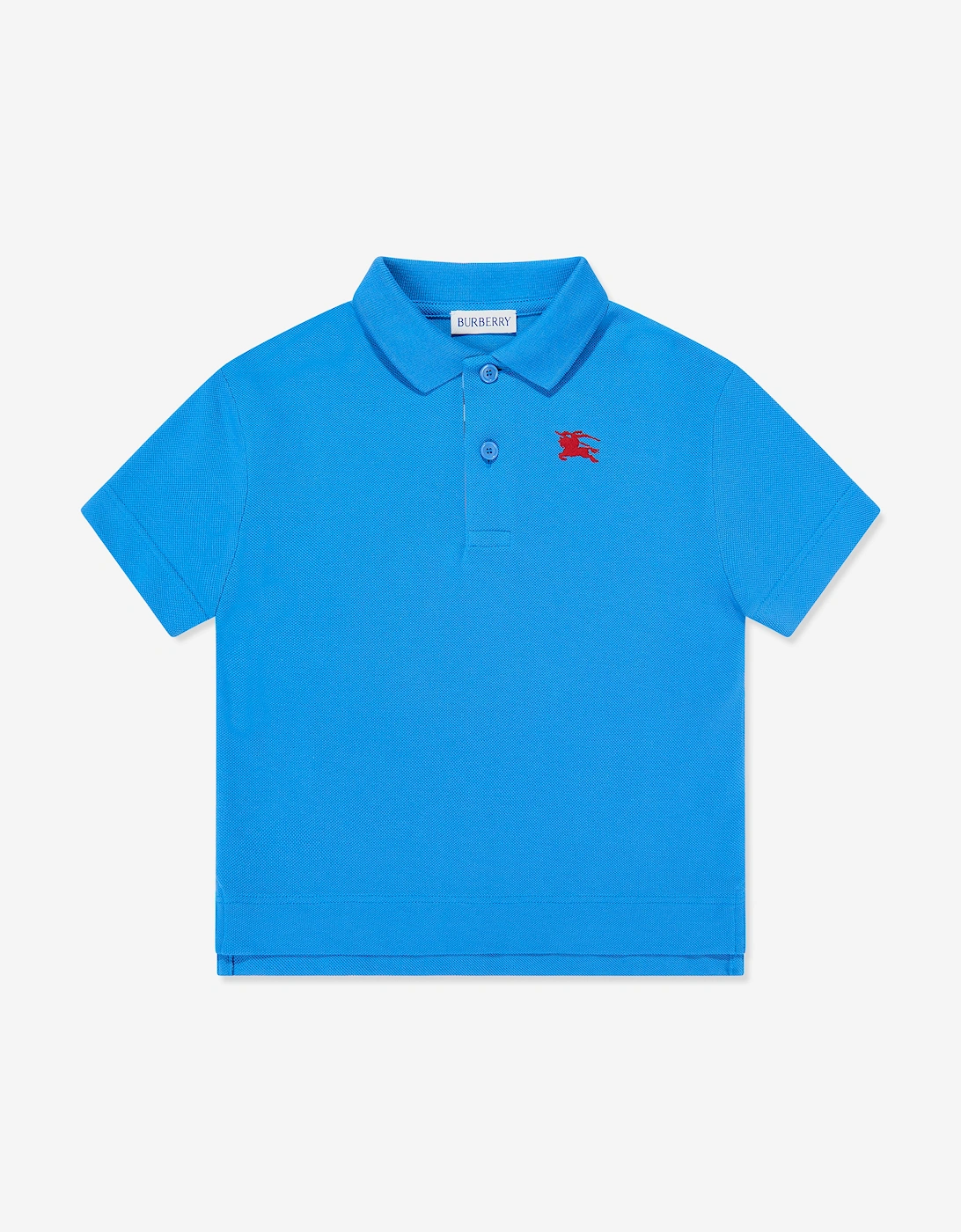 Burberry Boys Johane EKD Polo Shirt in Blue