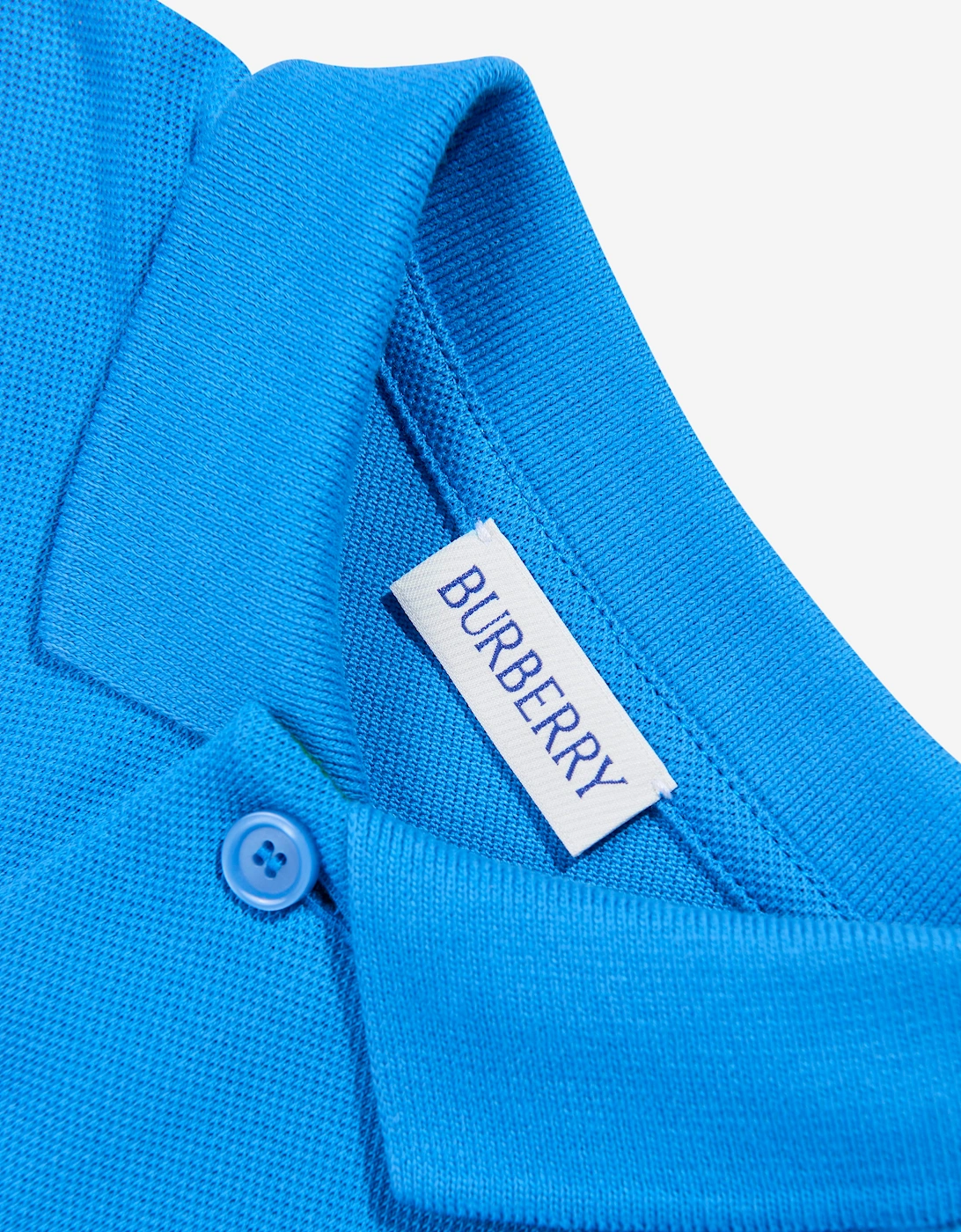 Burberry Boys Johane EKD Polo Shirt in Blue