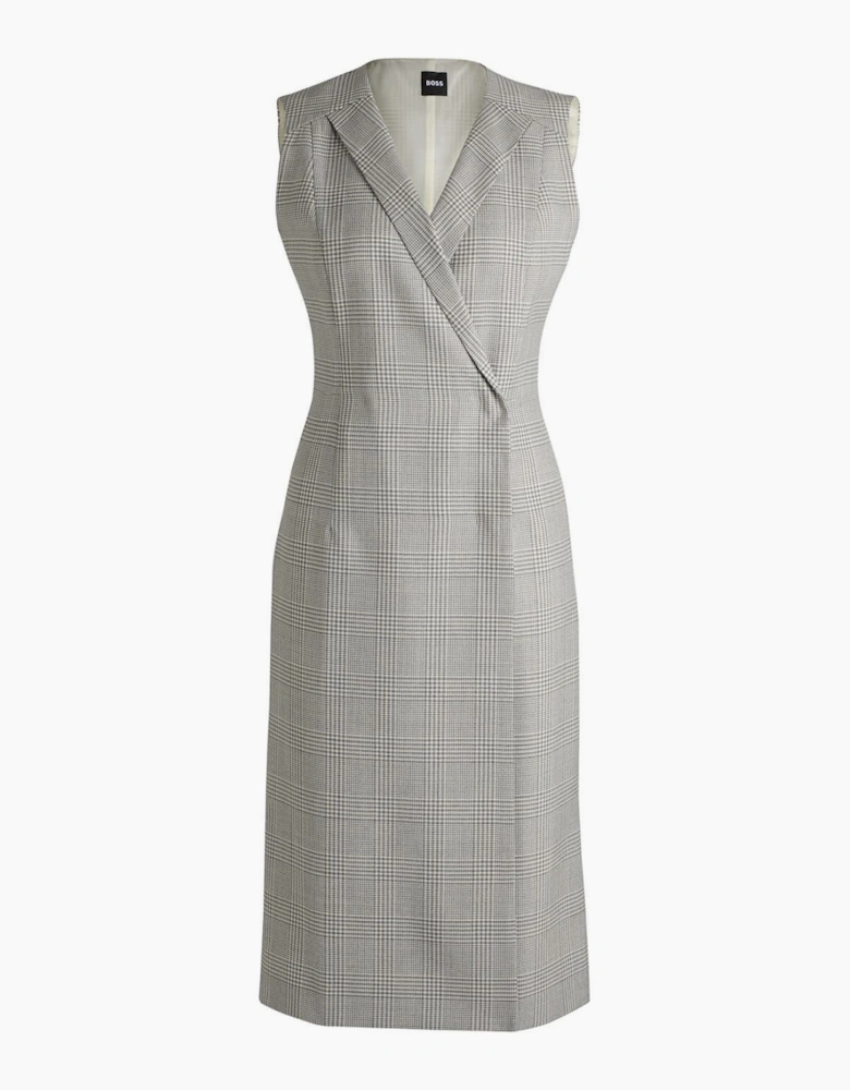 Dimala V-Neck Sleeveless Knee Length Dress