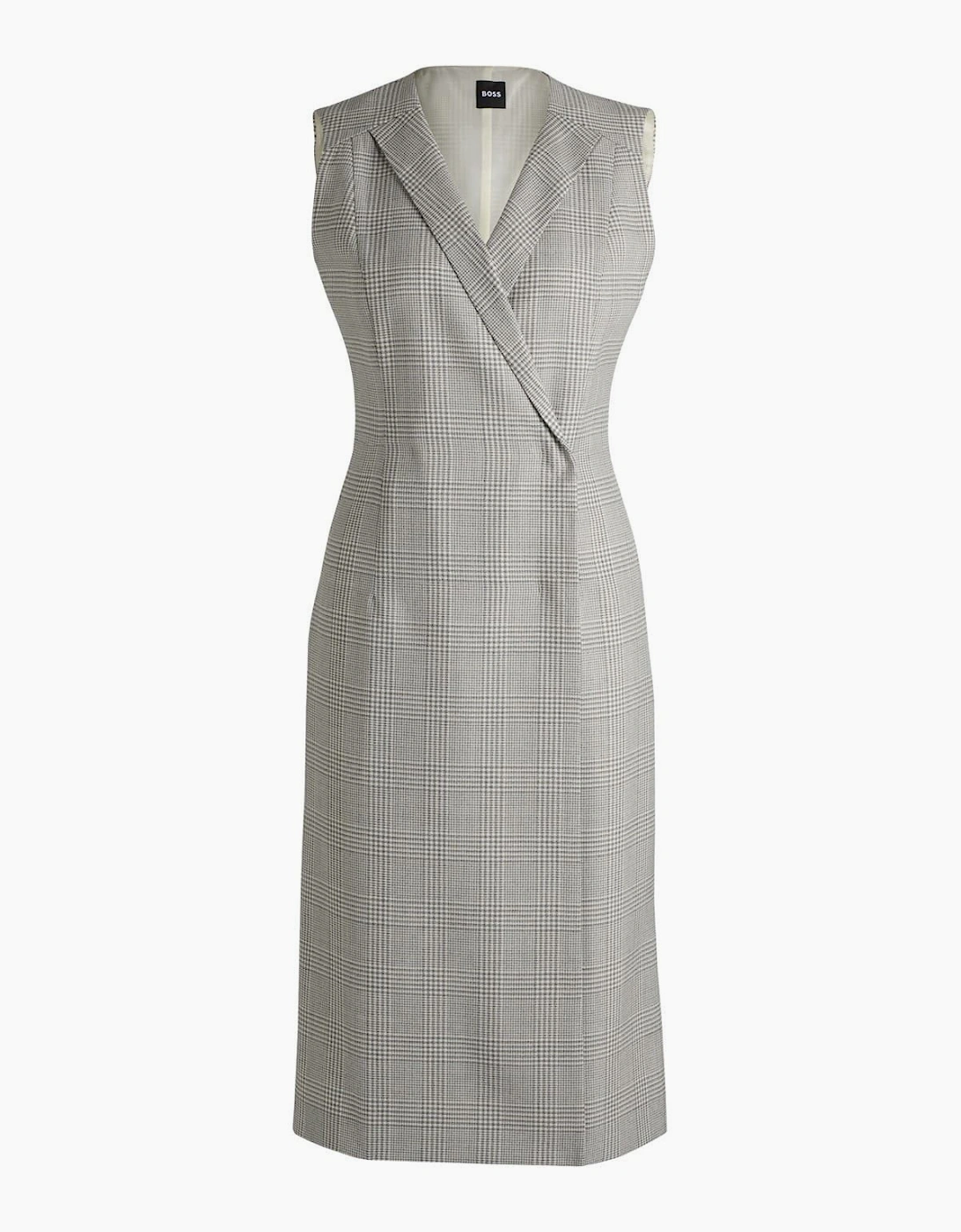 Dimala V-Neck Sleeveless Knee Length Dress