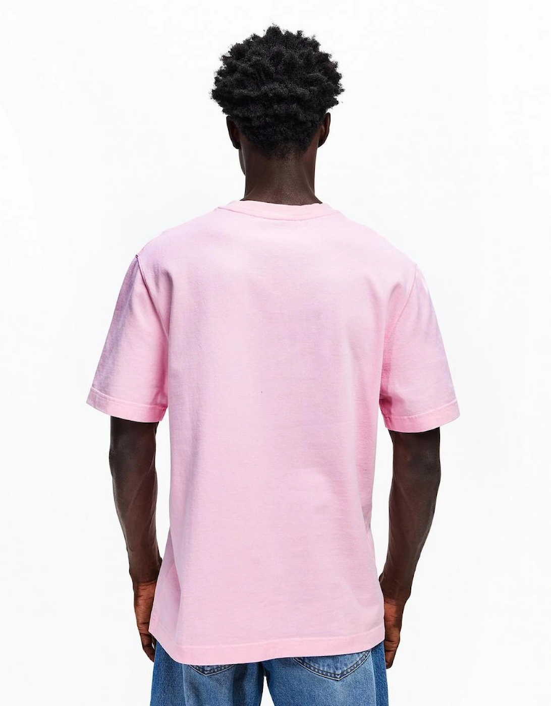 Jacquemus The Gros Grain Logo T Shirt Pink