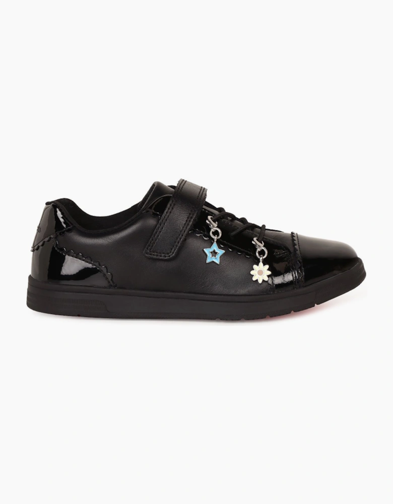 Disco Charm K Girls School Shoes