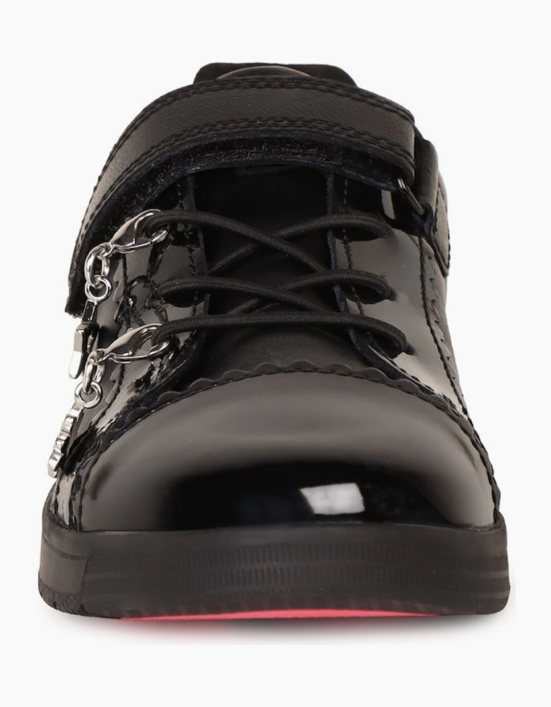 Disco Charm K Girls School Shoes