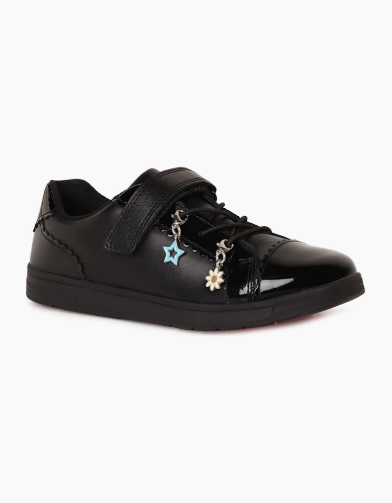 Disco Charm K Girls School Shoes