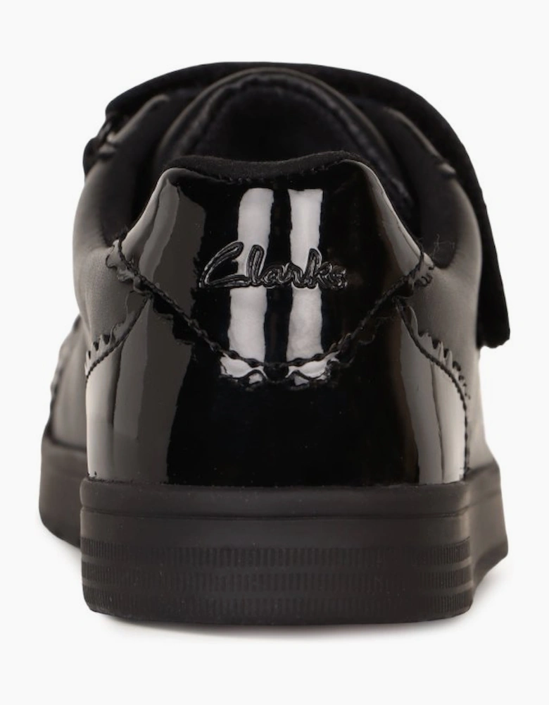 Disco Charm K Girls School Shoes