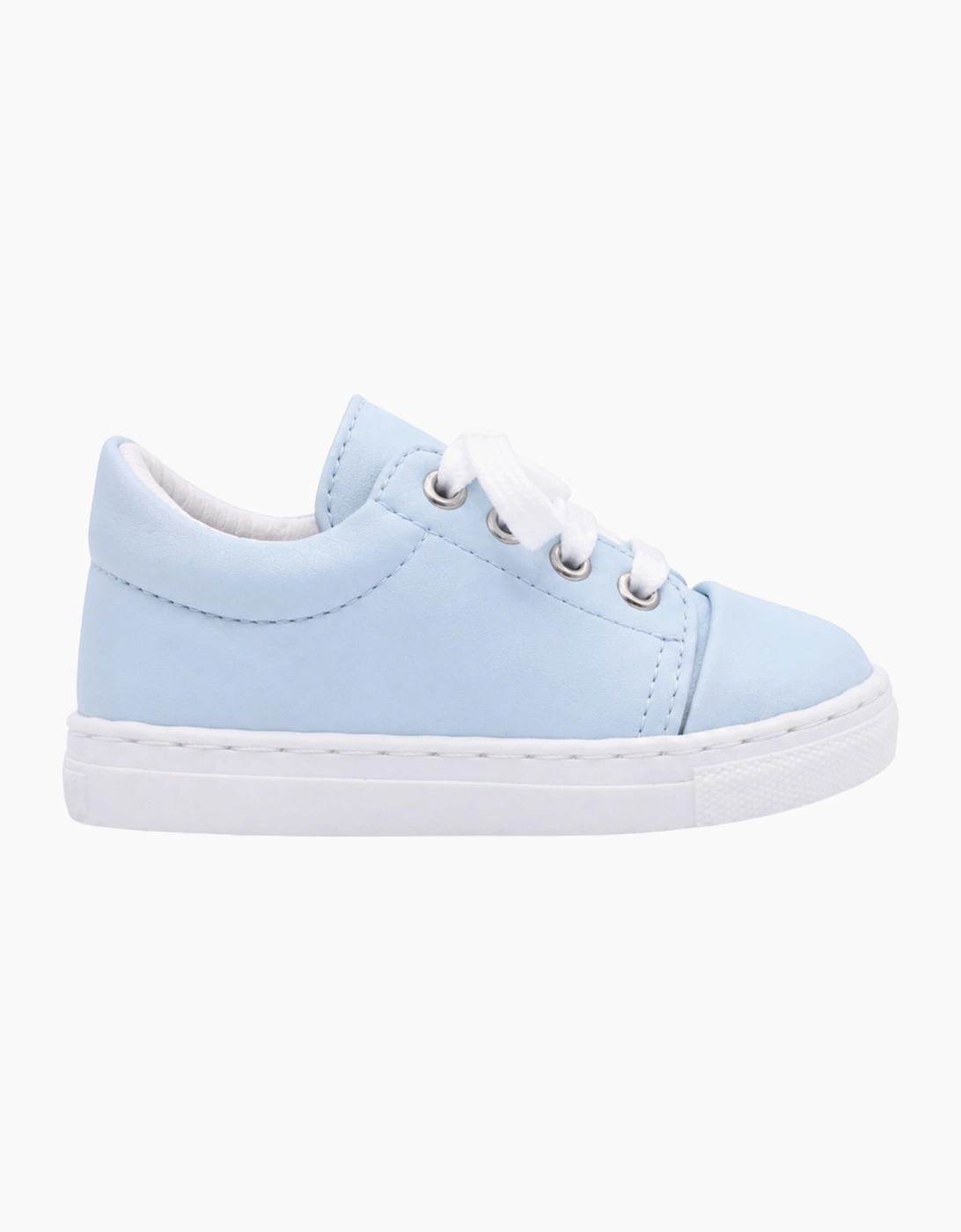 Blue Leather Santiago Trainers