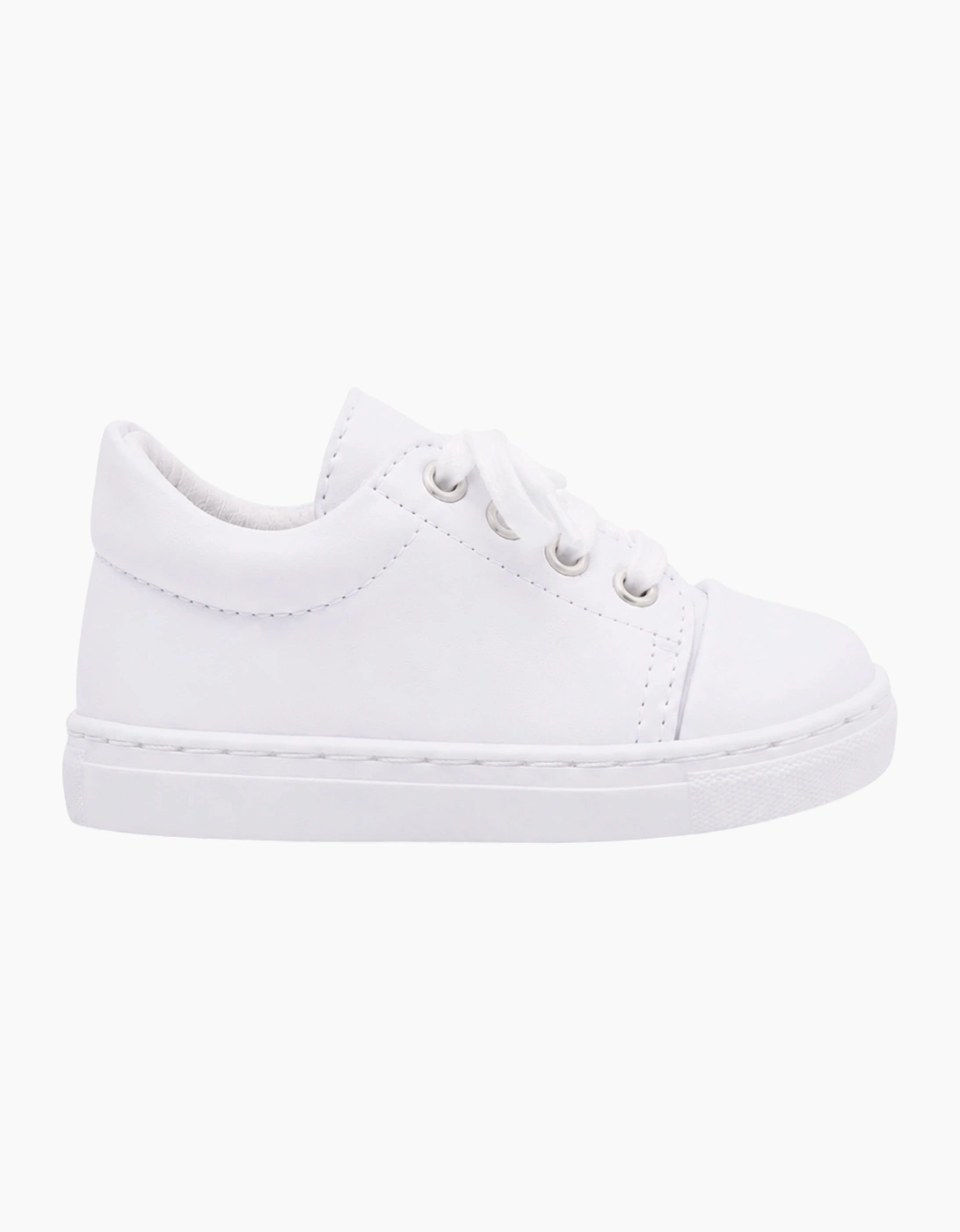 White Leather Santiago Trainers