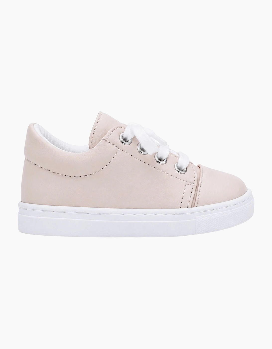 Nude Leather Santiago Trainers