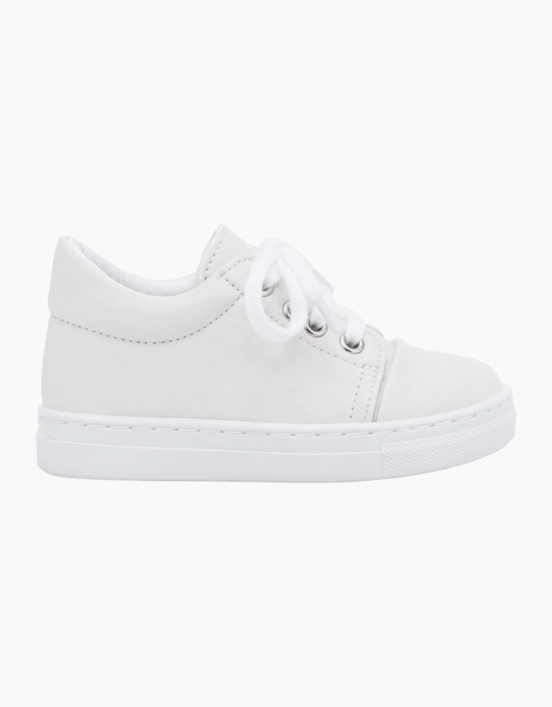 Beige Leather Santiago Trainers