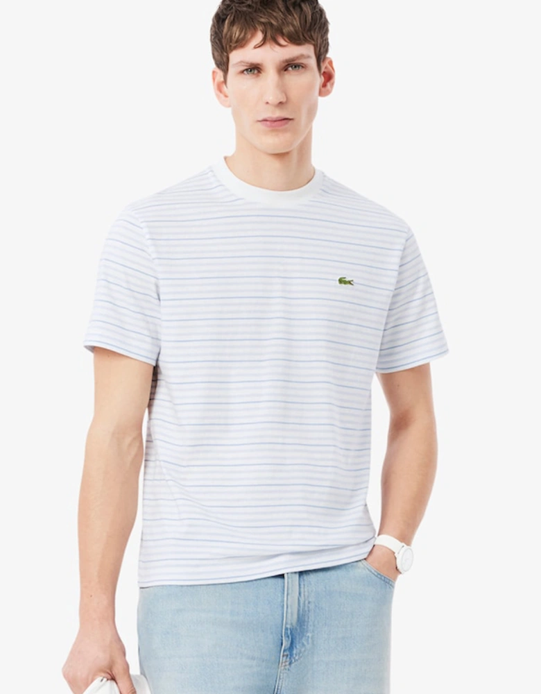 Lacoste Striped Cotton T-Shirt