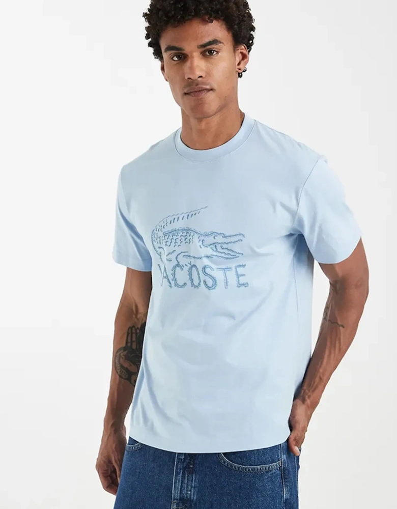 Lacoste Printed Logo Cotton T-Shirt