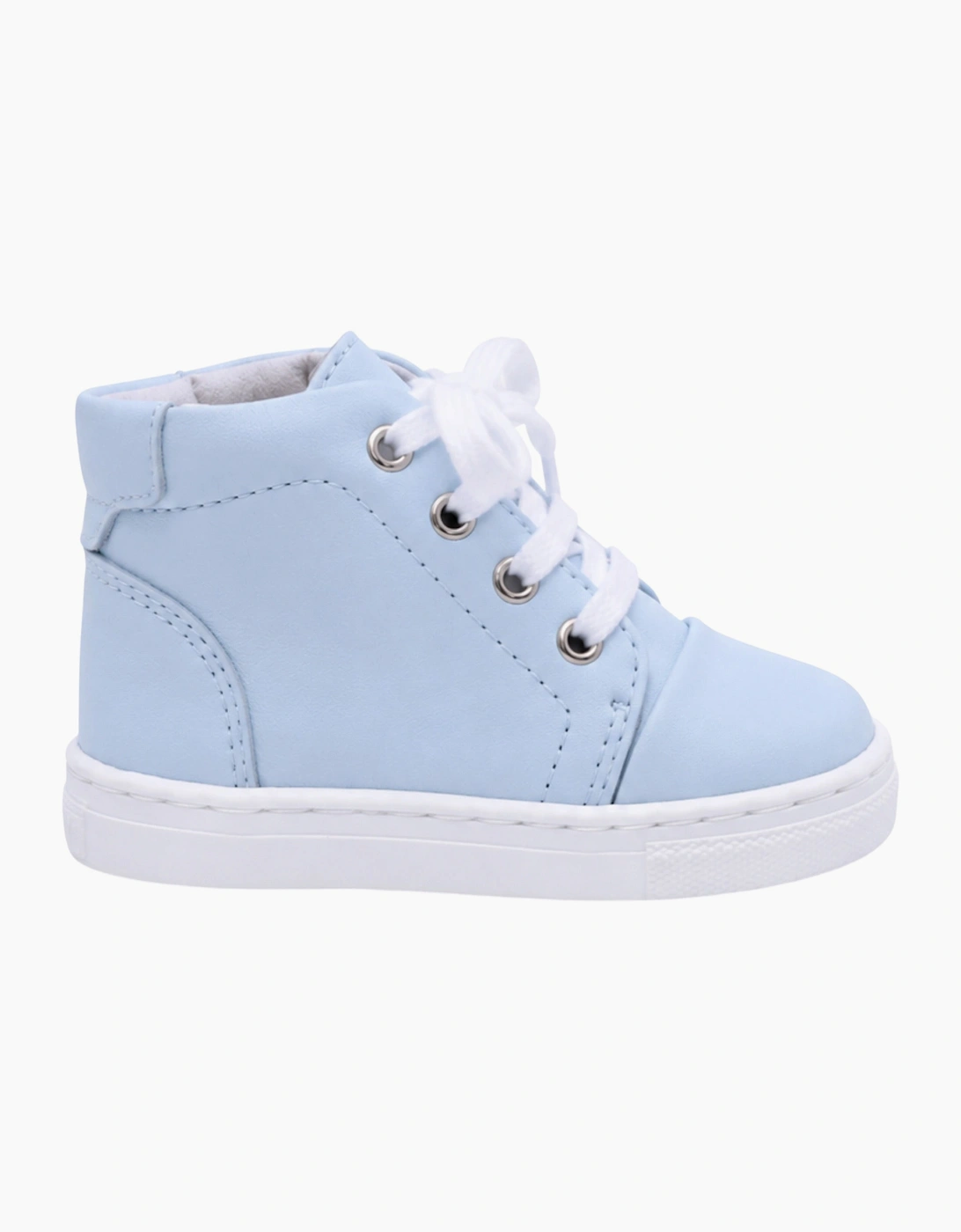 Blue Leather Danilo Hi-Top Trainers (New Sole)