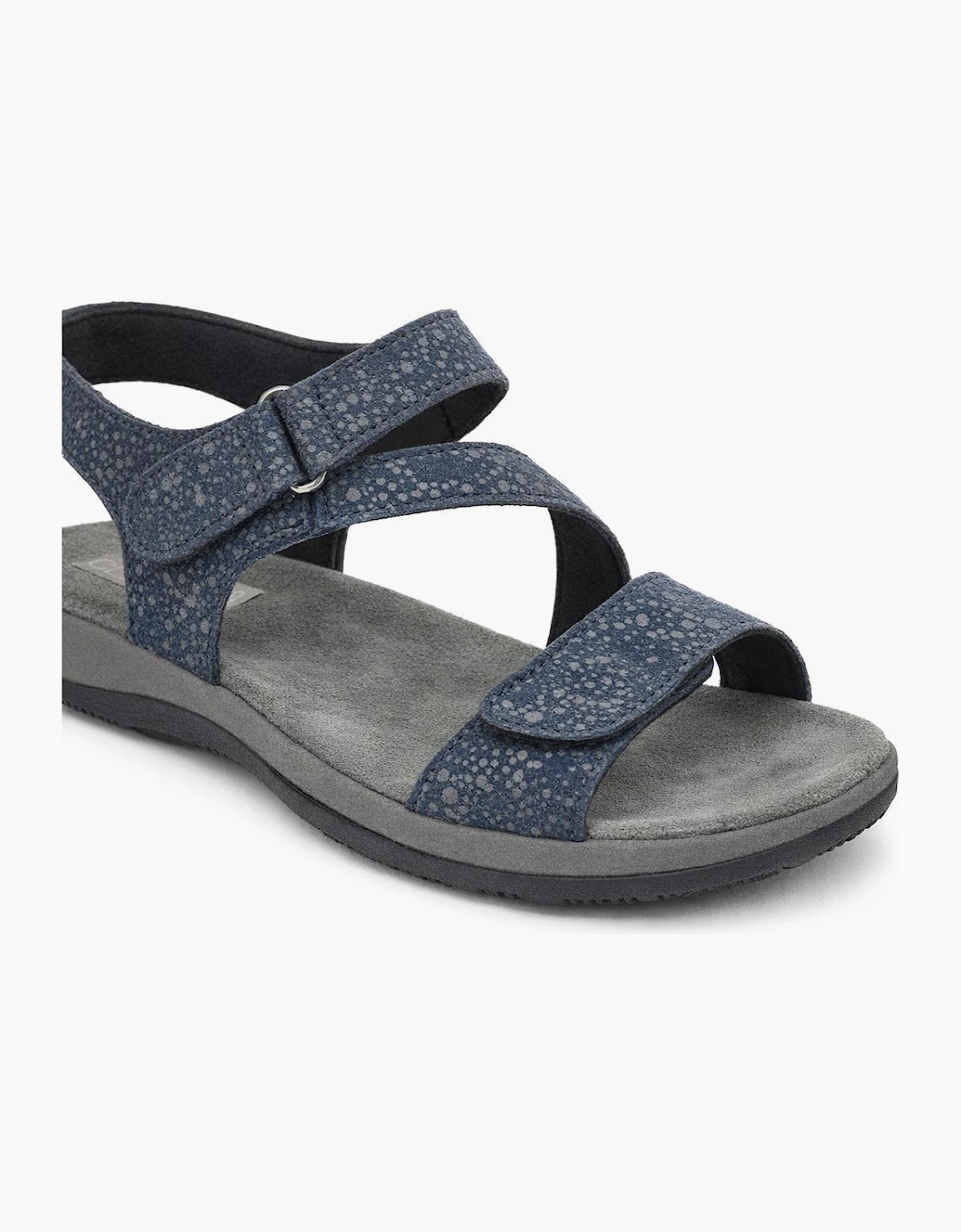 Mod Comfys GISELLE Womens Ankle Strap Sandals Navy