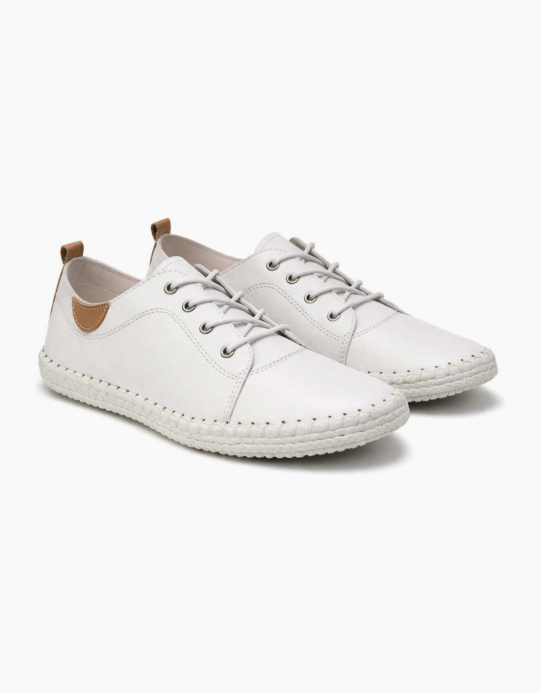 Mod Comfys GWEN Womens Casual Shoes White
