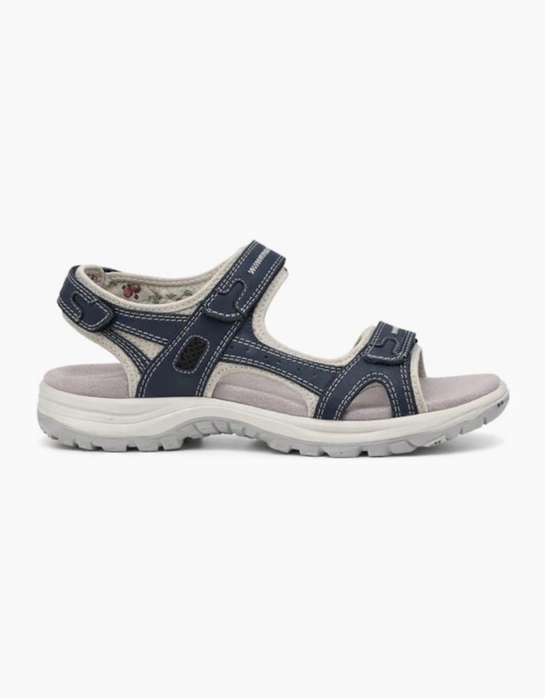 Mod Comfys JESS Womens Ankle Strap Sandals Denim Blue