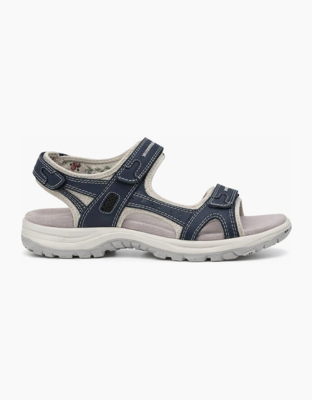 Mod Comfys JESS Womens Ankle Strap Sandals Denim Blue, 7 of 6