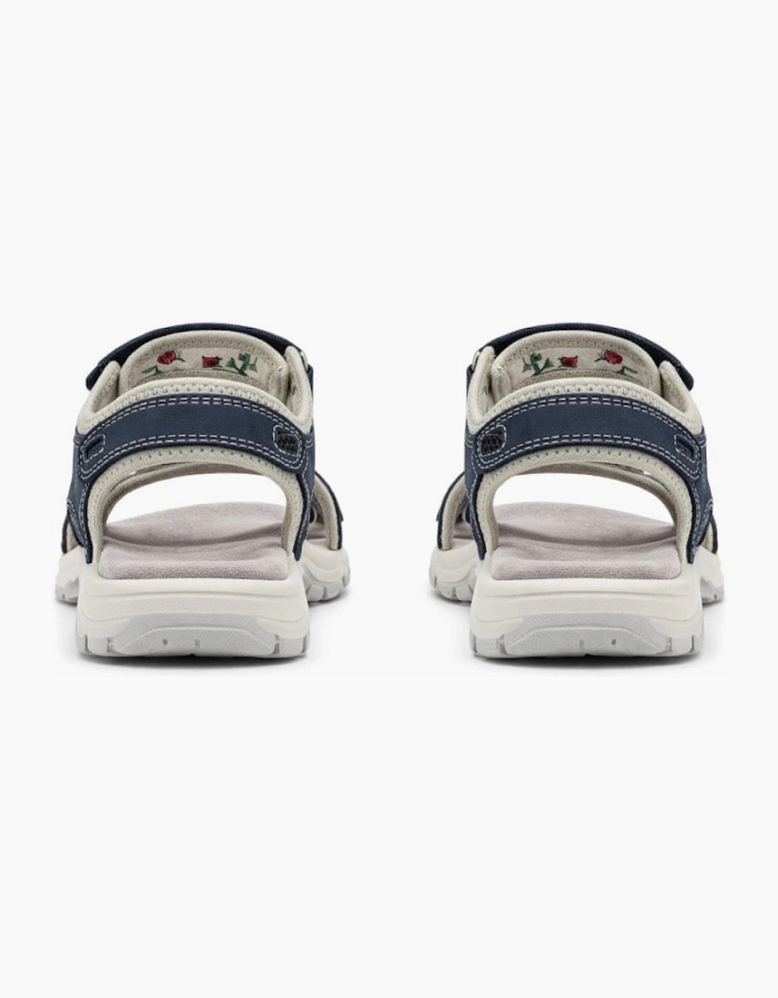 Mod Comfys JESS Womens Ankle Strap Sandals Denim Blue