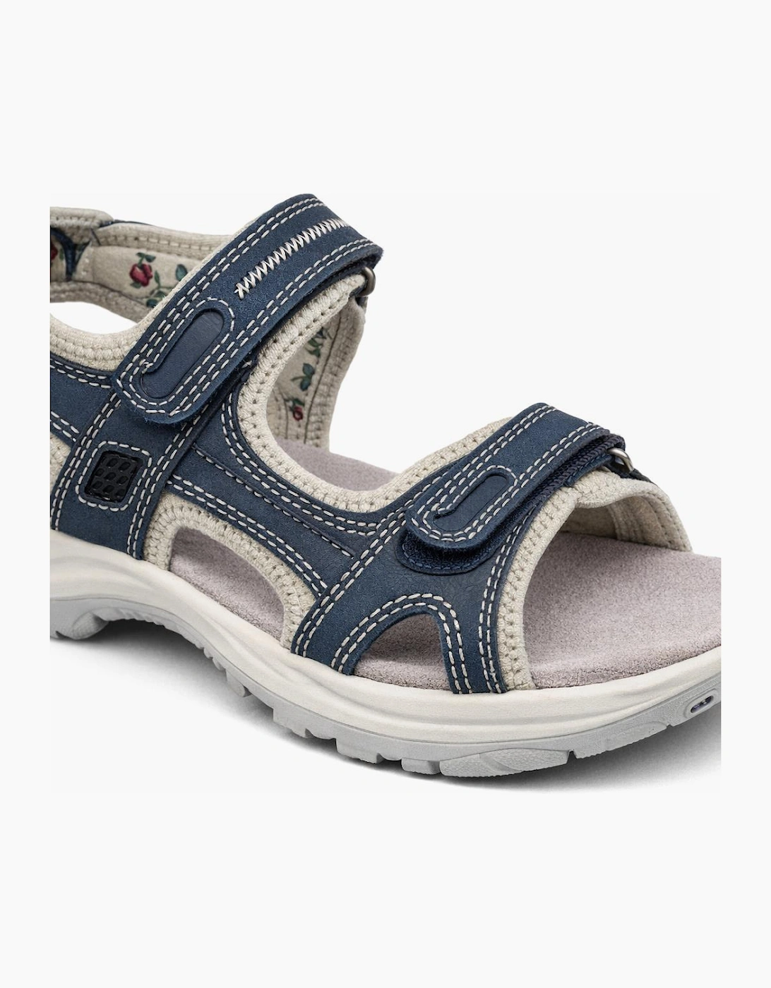 Mod Comfys JESS Womens Ankle Strap Sandals Denim Blue