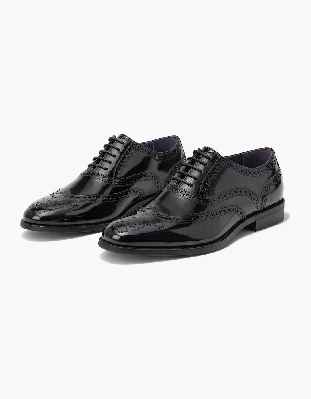 Goor M018 Mens Brogue Shoes Black