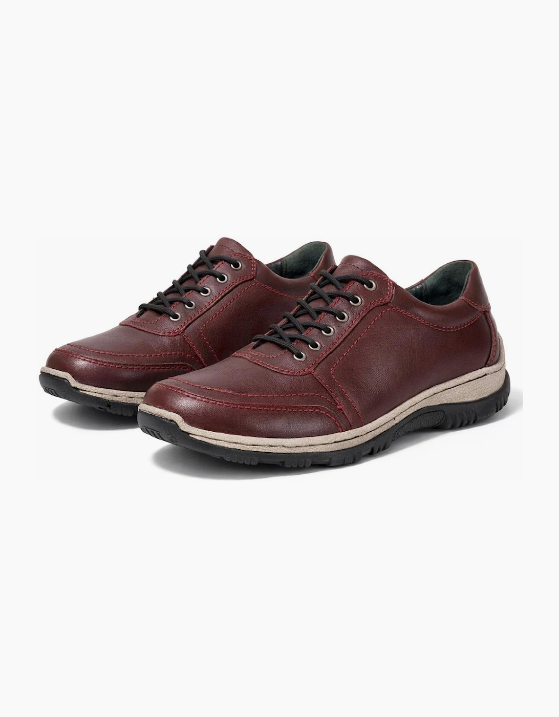 Mod Comfys GRACE Womens Casual Shoes Burgundy