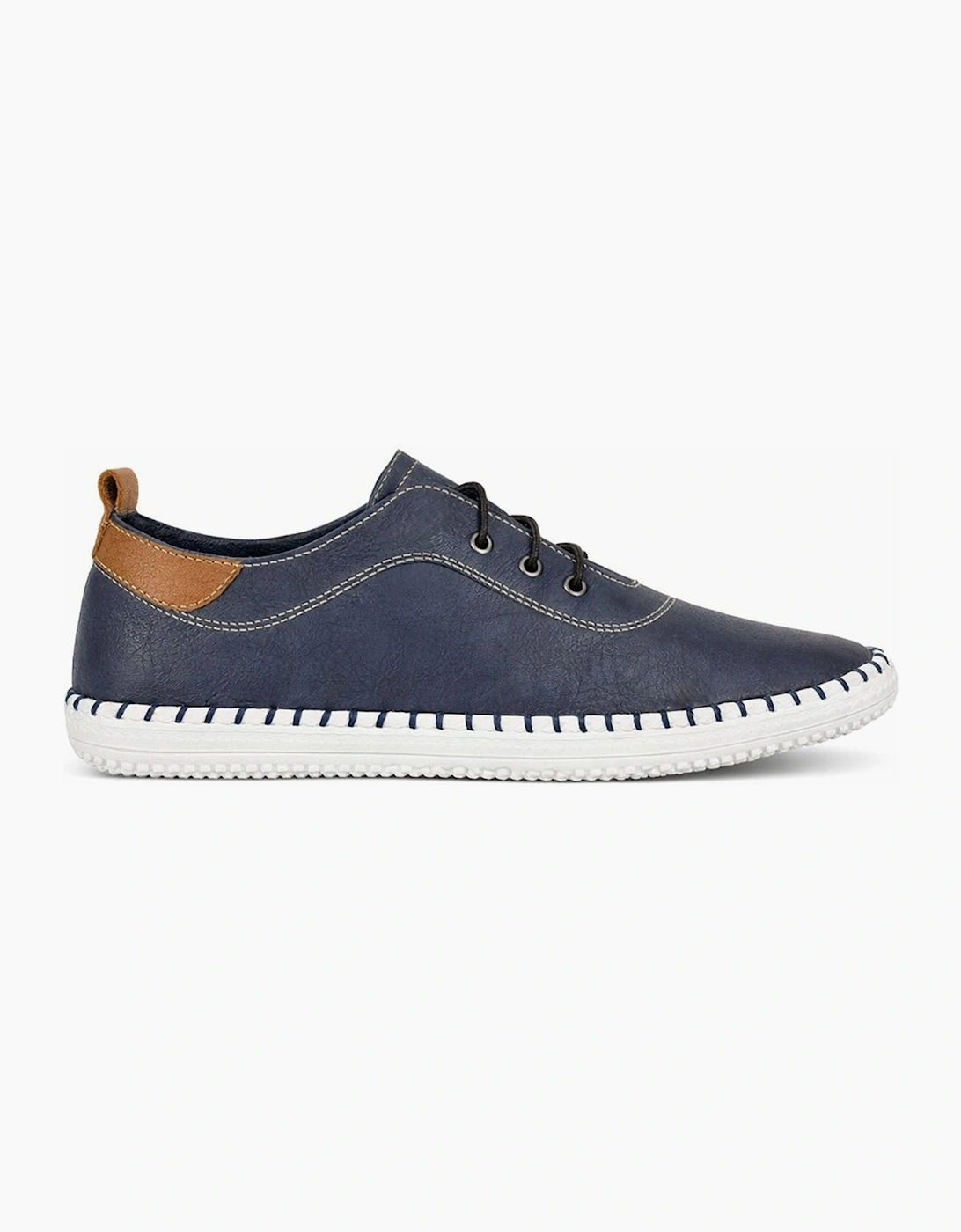 Mod Comfys GWEN Womens Casual Shoes Navy Blue, 7 of 6