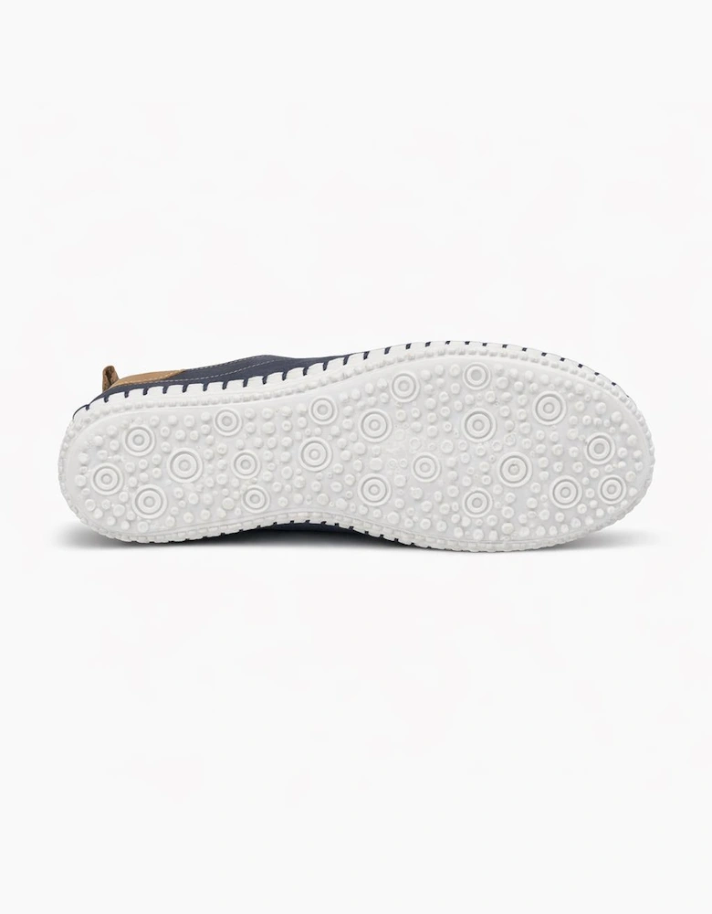 Mod Comfys GWEN Womens Casual Shoes Navy Blue