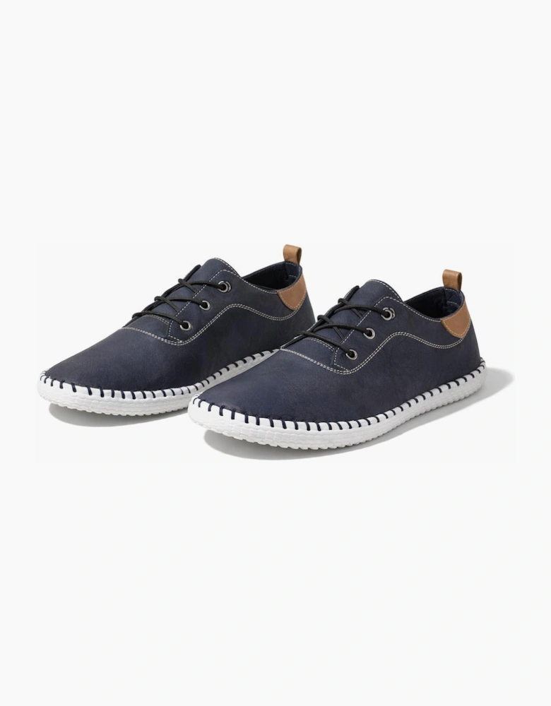 Mod Comfys GWEN Womens Casual Shoes Navy Blue