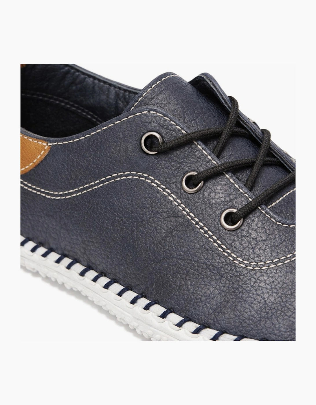Mod Comfys GWEN Womens Casual Shoes Navy Blue
