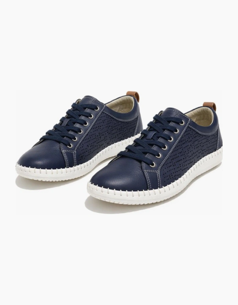 Mod Comfys SIENNA Womens Casual Shoes Navy Blue