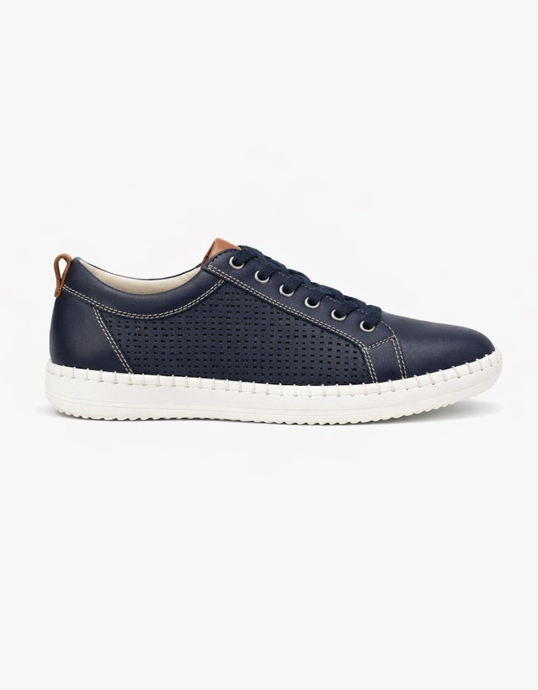Mod Comfys SIENNA Womens Casual Shoes Navy Blue