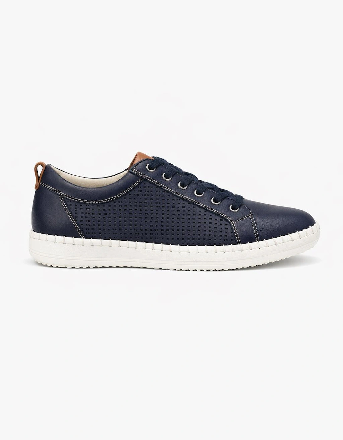 Mod Comfys SIENNA Womens Casual Shoes Navy Blue, 7 of 6