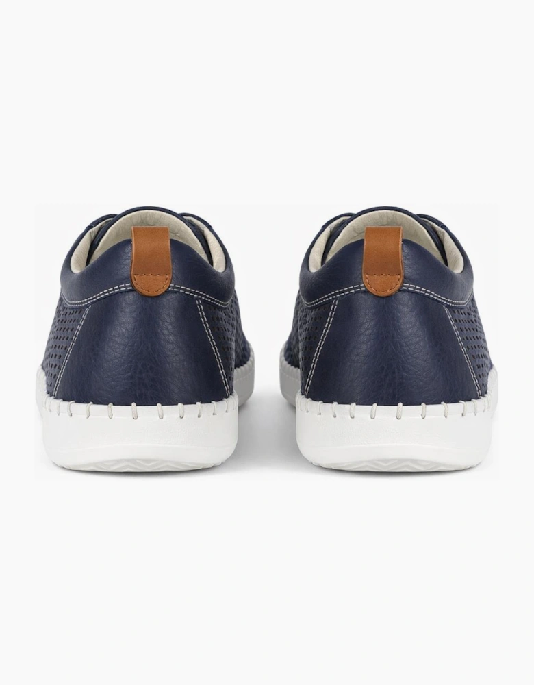 Mod Comfys SIENNA Womens Casual Shoes Navy Blue