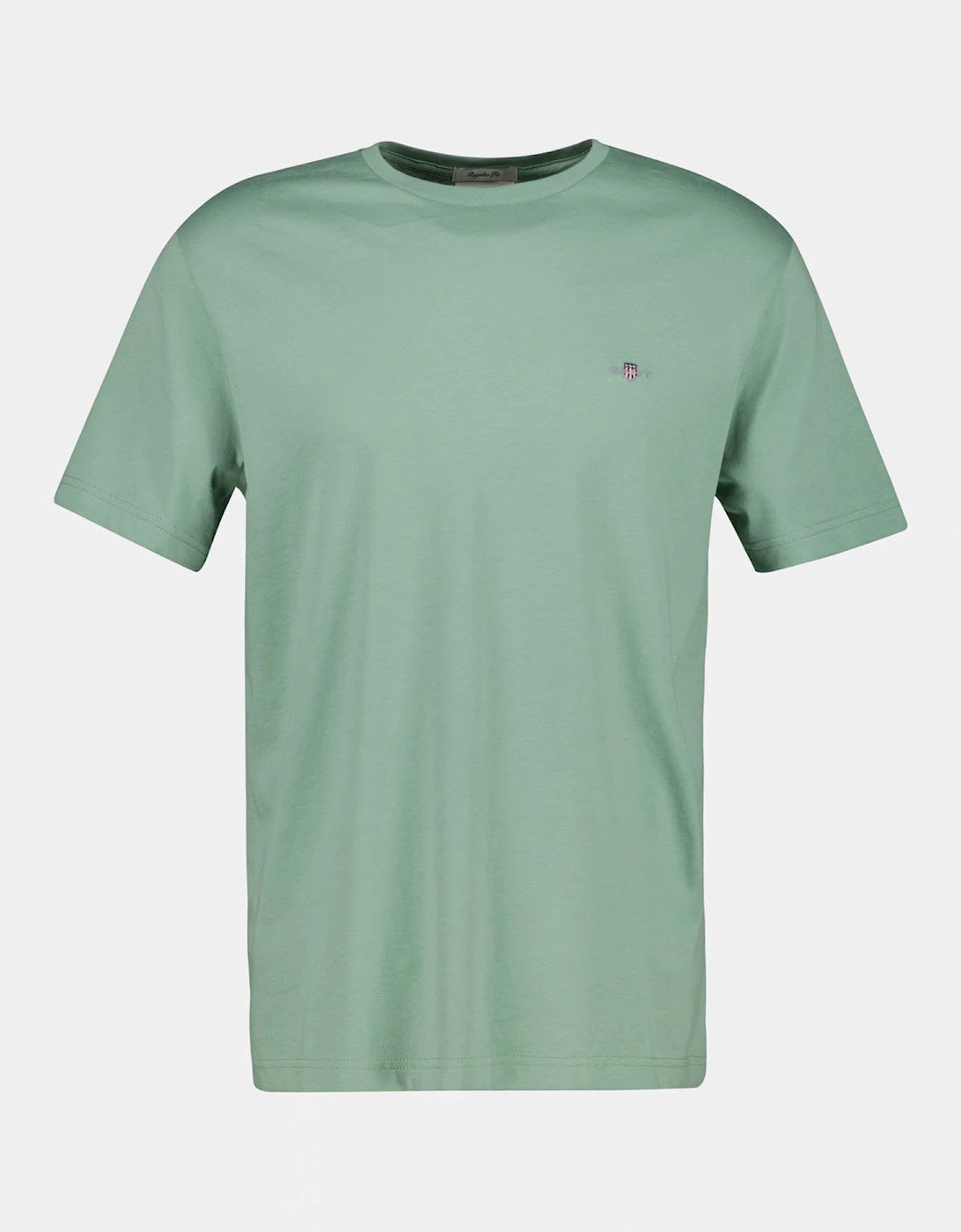 GANT Mens Regular Fit Short Sleeve Shield Logo T-Shirt - 308 Surplus Mint