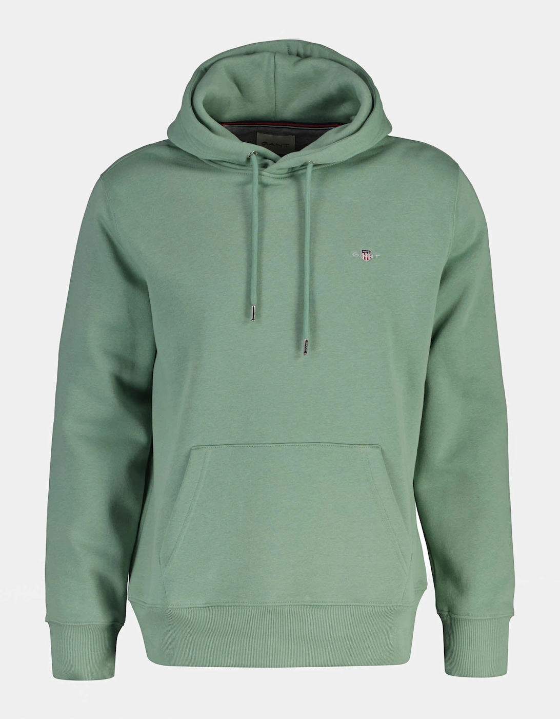 GANT Mens Regular Fit Shield Logo Pullover Hoodie - 308 Surplus Mint