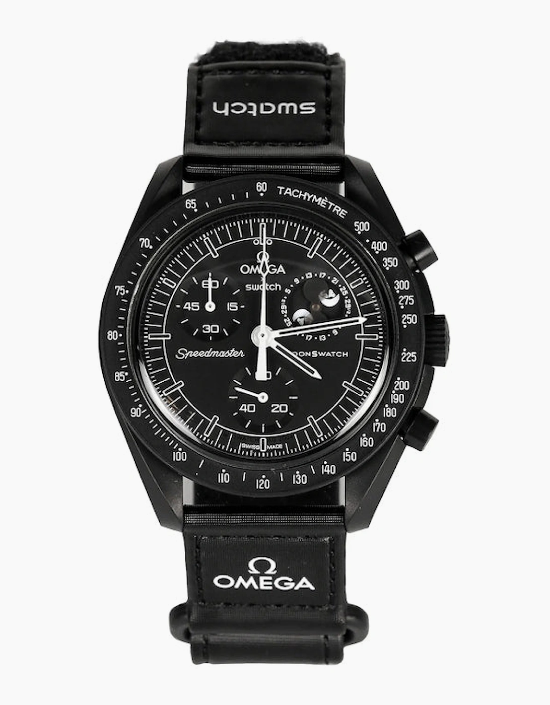 SWATCH X OMEGA MISSION TO MOONPHASE SNOOPY BLACK