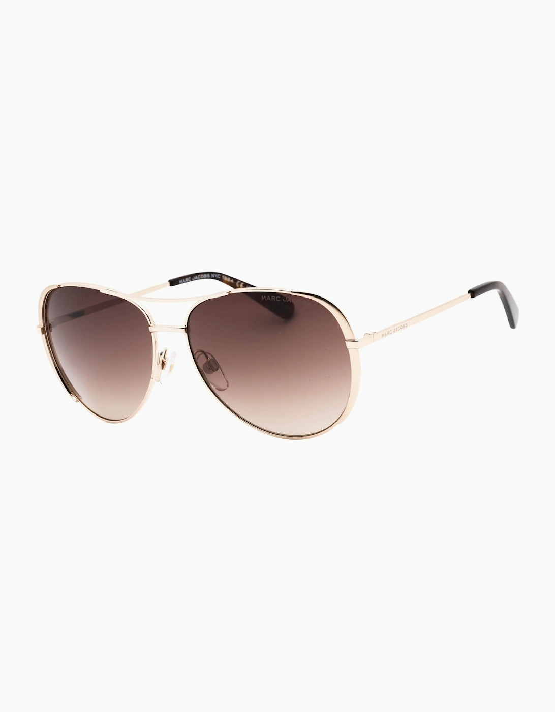 Marc Jacobs Brown SF Lens Gold Sunglasses