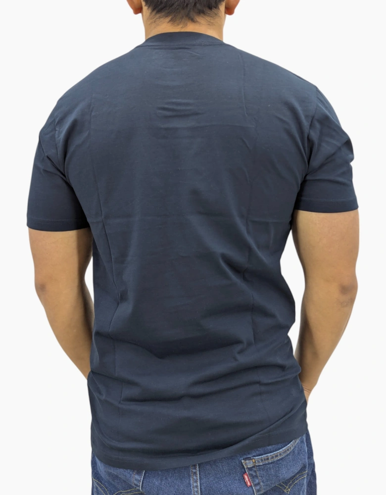 Timberland Cube Print Logo Mens T Shirts Crew Neck Pullover Casual Cotton Tee
