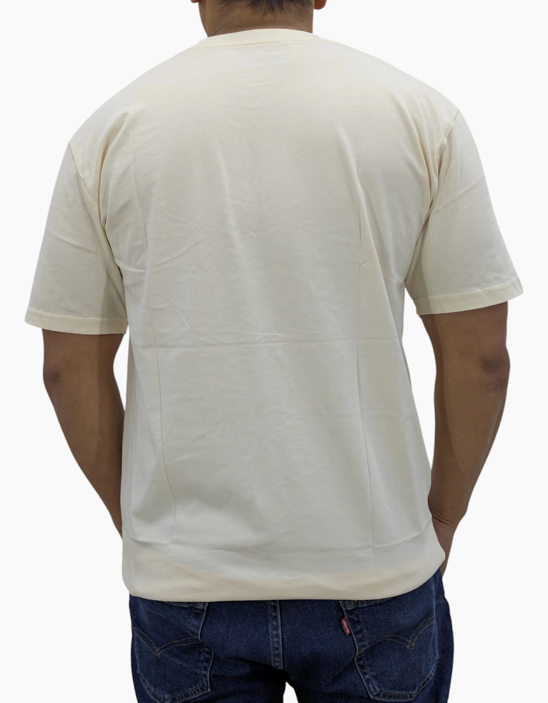 Timberland Mens T Shirts Print Logo Crew Neck Pullover Short Sleeve Cotton New