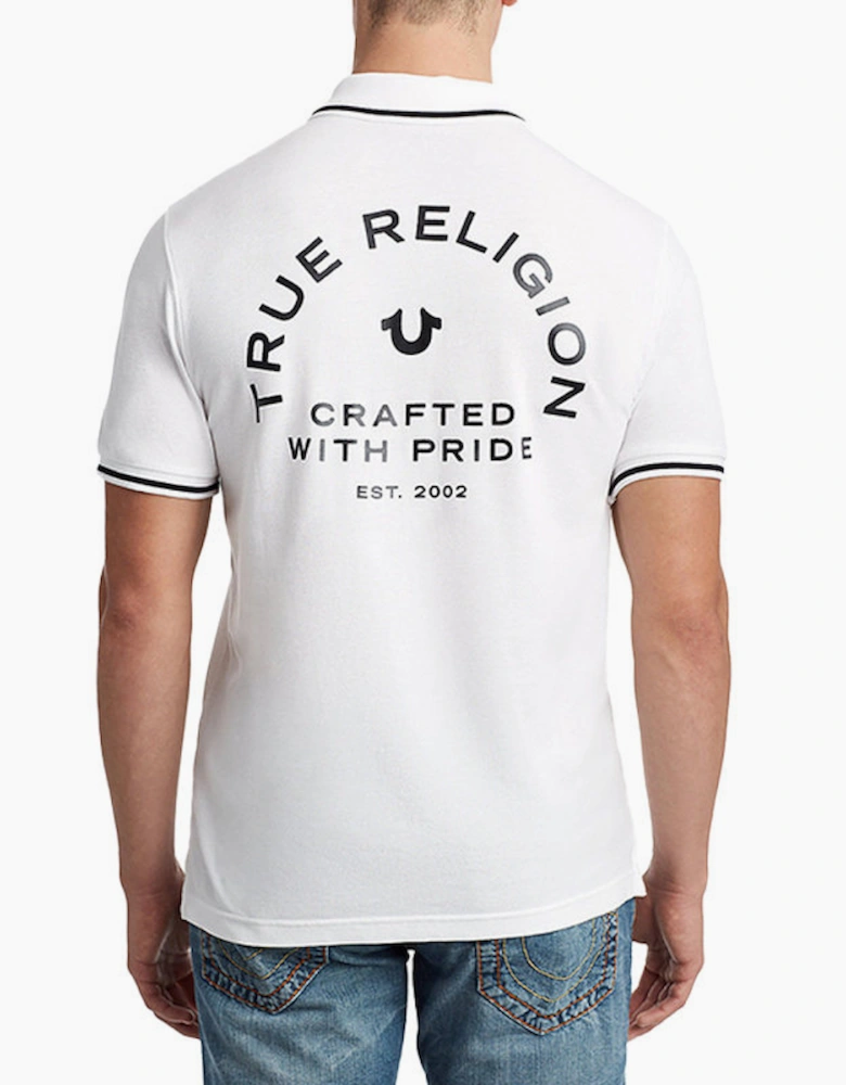 True Religion Mens Casual Polo T Shirt Short Sleeve Cotton Tee Classic Golf