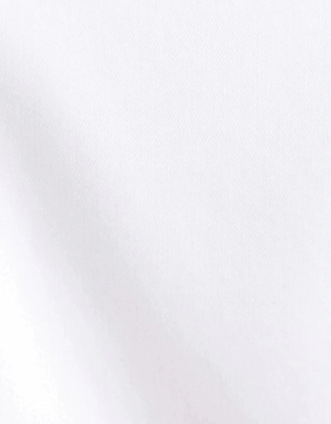 Slim Fit No Iron Contrast Kent Collar Business Shirt White