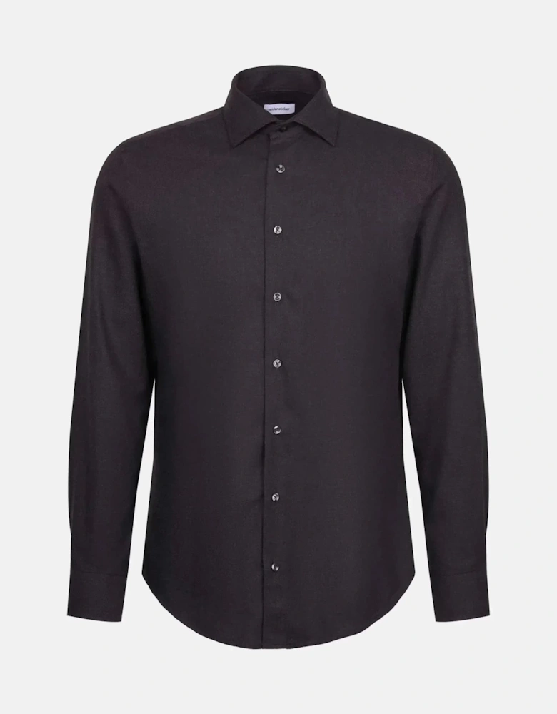 Slim Fit New Kent Flannel Shirt Grey