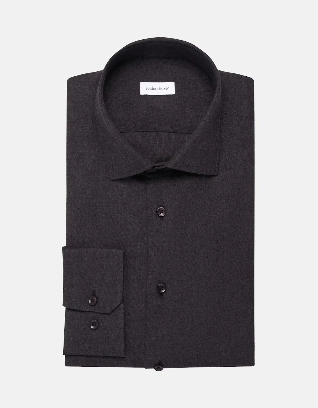 Slim Fit New Kent Flannel Shirt Grey