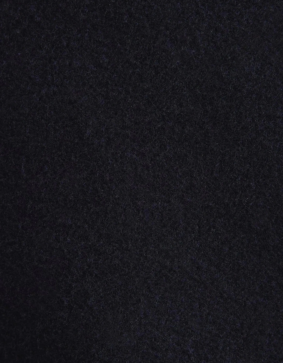 Regular Fit Wool Mix Casual Overshirt Dark Blue