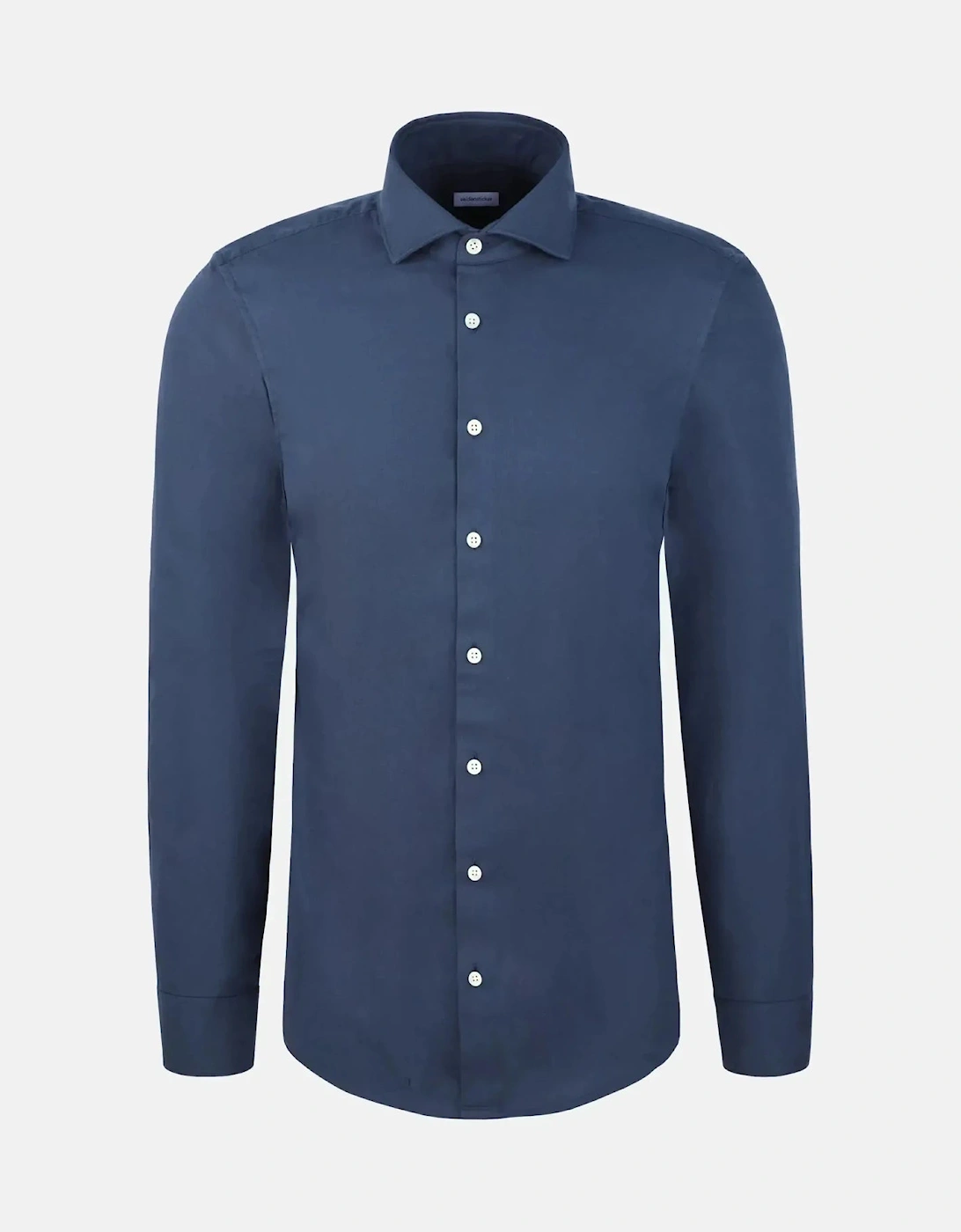 Regular Fit Spread Kent Pepita Flannel Shirt Dark Blue