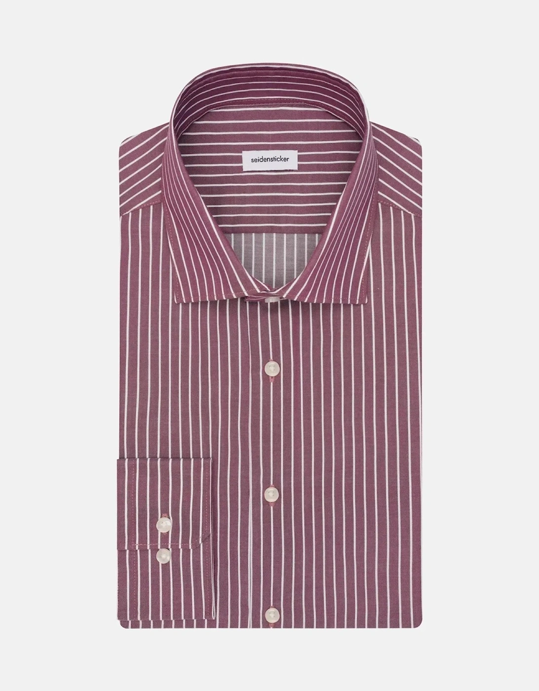 Slim Fit No Iron New Kent Striped Business Shirt Lilac